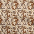 thumbnail image 1 of oneOone Silk Tabby Light Brown Fabric Abstract Sewing Material Print Fabric By The Yard 42 Inch Wide, 1 of 4