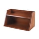 thumbnail image 1 of Organizador de maquillaje, estante de almacenamiento de madera, regalos, estuche de exposición de cosméticos de doble capa, organizador de cuidado de, 1 of 9