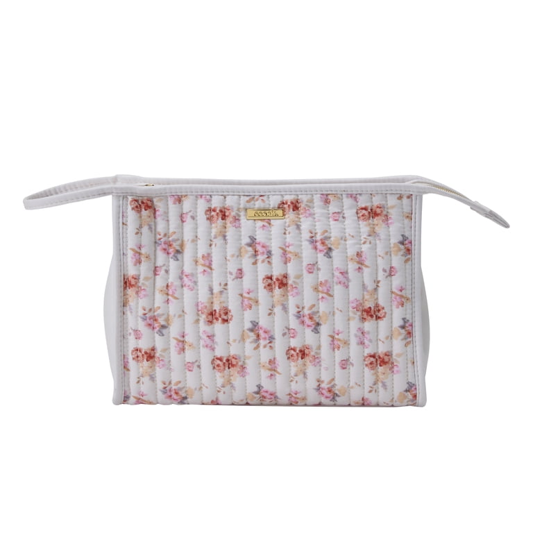 Conair Floral Quilted Clutch Cosmetic Organizer photo 1