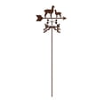 thumbnail image 6 of EZ Vane Alpaca and Baby Weathervane | Post Mount | 14 Gauge Steel | Sealed Ball Bearings | Home or Garden, 6 of 7