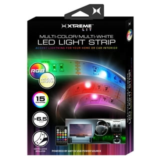 Xtreme Lit 50 x 20 Multi-Color Warm White LED Photo Clips Lights