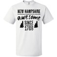 thumbnail image 3 of Inktastic New Hampshire Awesome Since 1788 T-Shirt, 3 of 5
