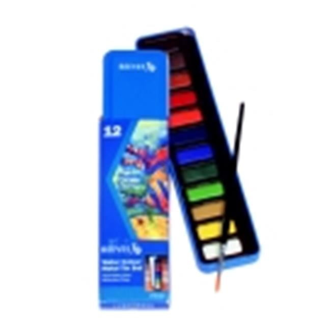 Reeves NonToxic Watercolor Paint Set, Plastic Pan, Set 12 Walmart