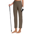 thumbnail image 5 of Womens Stretch Work Pants for Office, High Rise Straight Leg Trousers with Pockets, Wrinkle-Free Business Casual Bottom for Women, 5 of 6