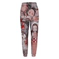 thumbnail image 3 of Kamado Nezuko Women's Jogger Track Pants Print Drawstring Lounge Sweatpants Casual Trousers for Yoga, Workout L, 3 of 7