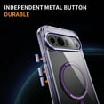 thumbnail image 5 of Decase Magnetic Case for Google Pixel 9 / 9 Pro,Compatible with Mag-safe,Military-Grade Protection,Stylish Non-Yellowing Shockproof Case for Google Pixel 9 / 9 Pro with Screen Protector,Purple, 5 of 8