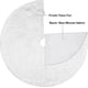 thumbnail image 4 of Christmas Tree Skirt 90Cm Christmas Tree Mat Christmas Tree Leg Cover(White) Christmas Tree Decoration, 4 of 5