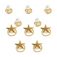 thumbnail image 2 of Shisuyan Golden Hair Spirals 10Pcs 0.7x0.3In, 2 of 9