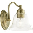 thumbnail image 2 of 16931-01-Livex Lighting-Moreland - 1 Light Bath Vanity In Transitional Style-7.5 Inches Tall and 6.25 Inches Wide-Antique Brass Finish, 2 of 2