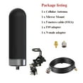 thumbnail image 3 of 4G LTE Omni Vehicle Antenna w/ Mirror Mount, 5m SMA Cable, TS9 & N Adapters, Trucks, RVs & Cars, Includes 5m Cable & Adapter Kit, 3 of 10