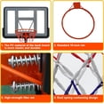 thumbnail image 4 of Portable Basketball Hoop Outdoor, 4.9-7.5ft/10ft Adjustable Height, 32 inch/44 inch Shatterproof Backboard Basketball Hoop for Youth/Teens/Adults, 4 of 7
