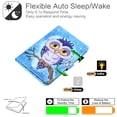 thumbnail image 2 of Allytech iPad Pro 11-inch Case 2020, iPad Pro 11 Case 2018, Slim Fit Smart Cover Auto Sleep Wake Folio Flip Kickstand Shockproof Protection Case Cover for Apple iPad Pro 11-inch, Cute Owl, 2 of 6