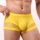 thumbnail image 3 of Ropa Interior Para Hombre, Calzoncillos De Nailon Con Empalme De Malla, Cintura Media, Algodón Transpirable, Para Jóvenes., 3 of 8