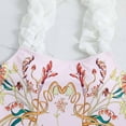 thumbnail image 4 of WREESH Womens One Piece Swimsuits Beach Cover Ups Fashion Flower Print Tight Fitting Bikini Swimsuit Chiffon Overskirt Suit Sleeveless Bathing Suits Pink, 4 of 9