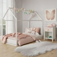 thumbnail image 1 of Max & Finn Skyler Metal House Bed, Twin, 1 of 9