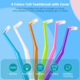 thumbnail image 5 of Cepillo de dientes Fregum End Tuft Orthodontic, cerdas suaves, 6 unidades, 5 of 5
