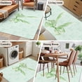 thumbnail image 5 of Green Bow Area Rugs 4'x6', Washable Small Throw Rugs for Office Bathroom, Cute Bowknot Minimalist Solid Color Indoor Outdoor Rug Non-Slip Low Pile Carpet Runner Reversible Floor Mats, 5 of 8