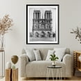 thumbnail image 4 of Historic Framed Print, [Cathedral of Notre Dame, Paris - Facade], 17-7/8" x 21-7/8", 4 of 9
