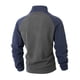 thumbnail image 5 of Ceisia Men's Regular-Fit Stand-Collar Half-Zip Color-Blocked Fleece Pullover Gift, 5 of 9
