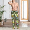 thumbnail image 2 of Balery Surfing Dinosaur Pantalones de pijama para hombre, pijama ultraligero, pantalón de descanso-Large, 2 of 6