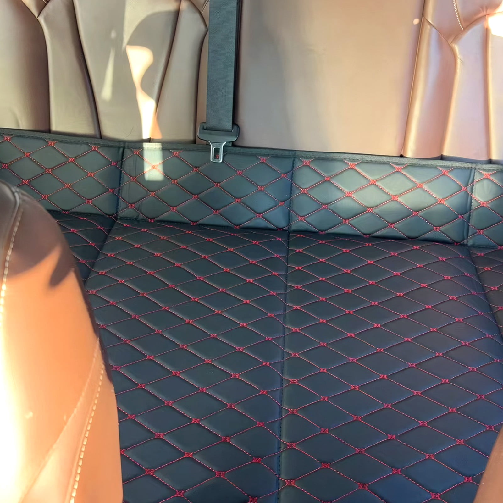 golytefs Car Mattress Non-inflatable Car Back Seat Folding Bed Mattress for Car Traveling