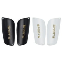 Masteelf  2 Pairs Mini Football Shin Pads Grip Socks Kids Ankle Protectors for Child