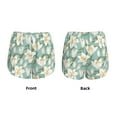 thumbnail image 6 of Sigee Lilies Flowers for Women's Athletic Shorts High Waisted Running Shorts Pocket Sporty Short Gym Elastic Workout ShortsSmall, 6 of 9