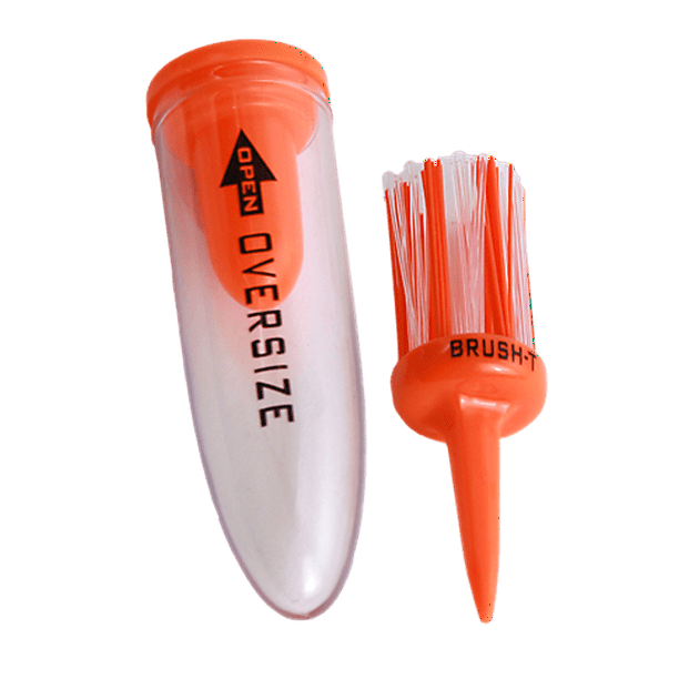 BrushT Pack of 3 Orange Oversized 2.4" Golf Tees Low Friction, More