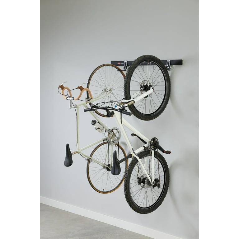 Rubbermaid 1784463 FastTrack Vertical Bike Rack, Holds 50-Lb
