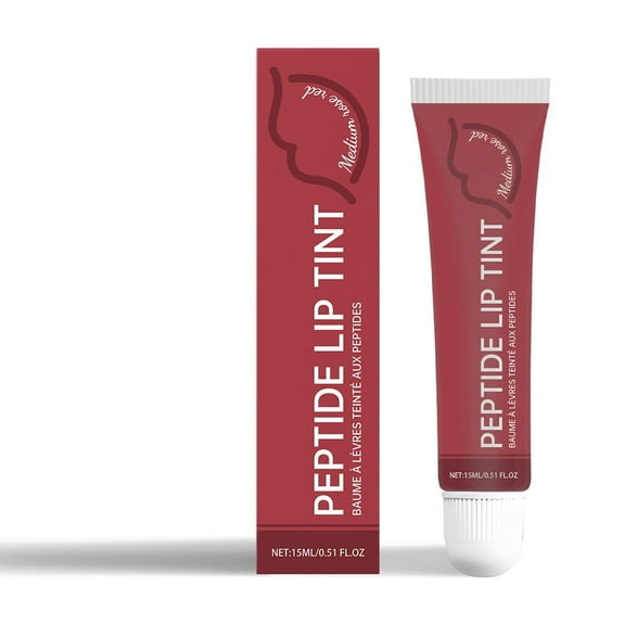 Peptide Lip Tint, Moisturizing Lipstick, Long-Lasting Nourishing Lip Color with Brightening Effect, Repairing Dry and Cracked Lips, Gentle formula Suitable for Sensitive Skin
