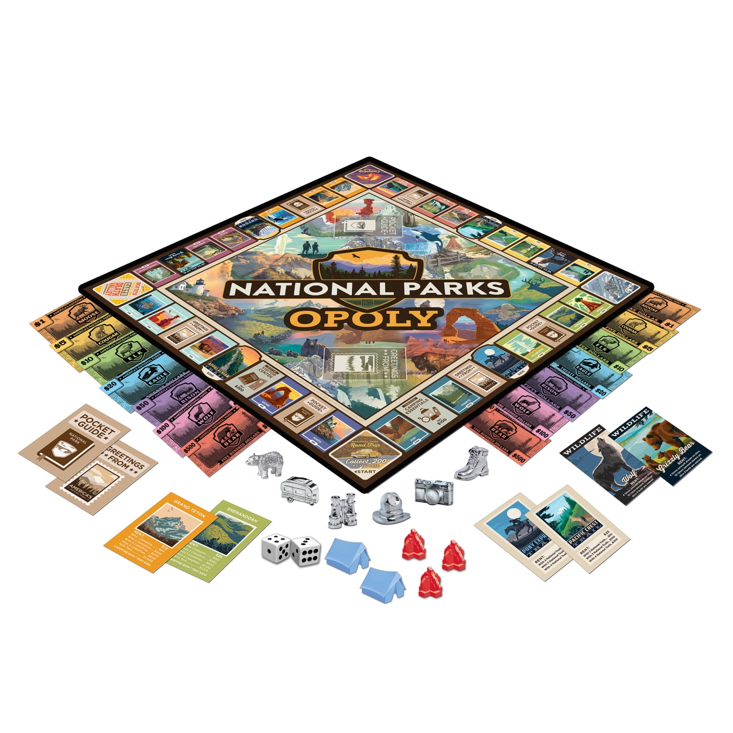 MasterPieces Opoly Family Board Games - National Parks Opoly