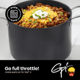 thumbnail image 6 of Guy Fieri's Flavortown Laser Titanium 8-Quart Stock Pot with Lid - Non-stick Cookware, Healthy Cooking, 3x More Durable, Dishwasher Safe, Oven Safe, 6 of 7