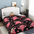 thumbnail image 5 of Cervix Uterus OBGYN Soft Throw Blanket All Season Microplush Thick Warm Blankets Tufted Fuzzy Flannel Throws Blanket for Bed Sofa Couch 50"x40", 5 of 6