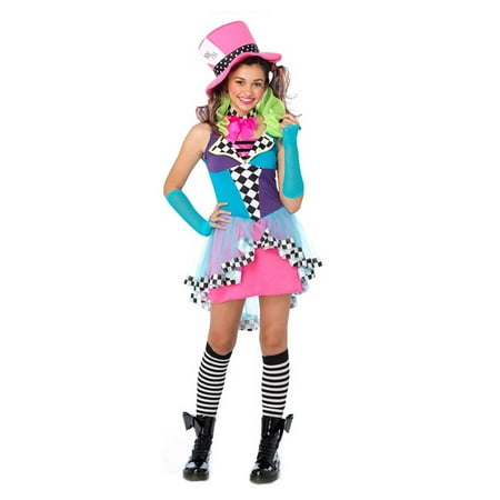 Leg Avenue Teen Girl's Junior Mayhem Mad Hatter Costume