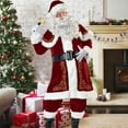 thumbnail image 7 of Alaiyaky Santa Claus Costume Adult Men, Luxury Santa Suit Santa Outfit Christmas Fancy Dress Men Xmas Plus Sized Christmas Party, 7 of 7