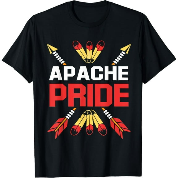 Native American Arrows With Feathers Apache Pride T-Shirt