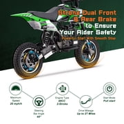 Hover Heart DB1 Gasoline 39CC Dirt Bike, Green