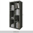 thumbnail image 4 of Castle Place Simple 7-Cube Open Shelf Bookcase, Dark Grey, 4 of 6