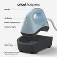 thumbnail image 2 of Cricut Hat Press Heat Press Machine with 3 Baseball Hat Blanks, 2 of 7