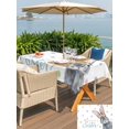 thumbnail image 4 of Happy Easter Outdoor Tablecloth - 60x84 Inch Rectangle Dining Table Cover, Spring Rabbits Polka Dots Watercolor Waterproof Outdoor Table Cloth with Umbrella Hole & Zipper for Picnic/Patio/Party, 4 of 7