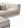 thumbnail image 5 of Sala Esquinera Moderna Modular Gris Cómoda Confortable Beige Bear Crema, 5 of 5