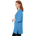 thumbnail image 3 of Woman Within Plus Size Perfect Three-Quarter-Sleeve Scoopneck Tunic, 3 of 6