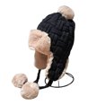 thumbnail image 1 of Gorro de invierno para mujer, orejeras, gorro cálido tipo trampero, 1 of 2