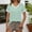 Green, variant on Tops for Women Trendy Casual V-Neck Short Sleeve T-Shirts Summer Relaxed Fit Workout Pullover Blouses Outfits Y2k Clothes