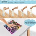 thumbnail image 3 of Yayeee 6 Pack Kitchen Dish Cloths Set for Washing Soft Drying Absorbent Microfiber Towels, Pink Wavy Plaid, 3 of 9