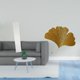 thumbnail image 2 of Lámpara de pie para sala de estar con pantalla de hierro forjado y hojas de ginkgo, escultura abstracta de pared, decoración para oficina, hotel y com, 2 of 8