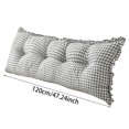 thumbnail image 3 of Wedge Cushion Headboard Reading Pillow Removable Cover, Bed Bedroom Positioning Support Bolster for Sofa Bed, Low Corner Backrest Cushion for Comfortable Rest, 3 of 7
