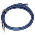 thumbnail image 4 of Cable De Audio, Cable De Extensión De Audio De Nailon Estéreo Macho A Hembra Profesional Para Auriculares De PC, 4 of 8