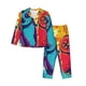 thumbnail image 1 of Balery Gaming Conjunto de Pijama con Estampado para Mujer, Conjunto de Dos Piezas con Manga Larga, Ropa de Dormir Suave con Bolsillos, Pijamas Cómodos-Small, 1 of 7