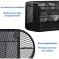 thumbnail image 2 of Organizador de Escritorio de Malla con 8 Compartimentos y 1 Cajón, para Titular de la Pluma para el Hogar y Oficina, 2 of 4